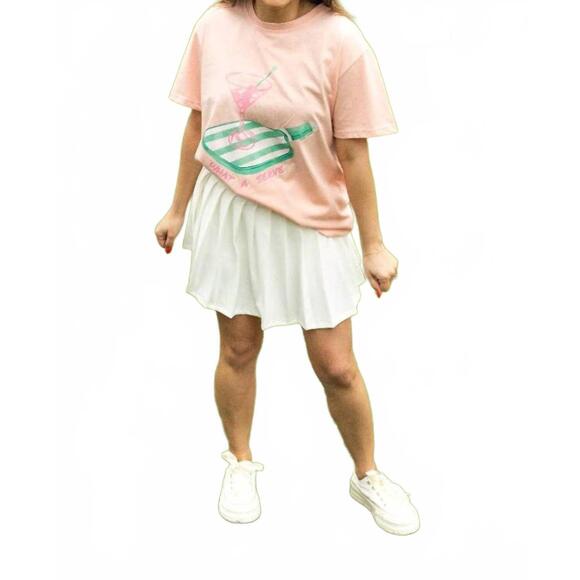 NEW SOUTHERN GRACE what a serve! pickleball tshirt in pink - Picture 3 of 3